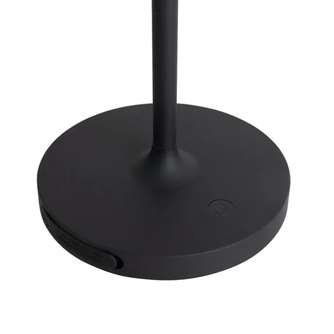 Set mit 2 modernen wiederaufladbaren Tischlampen weiß - Maloi