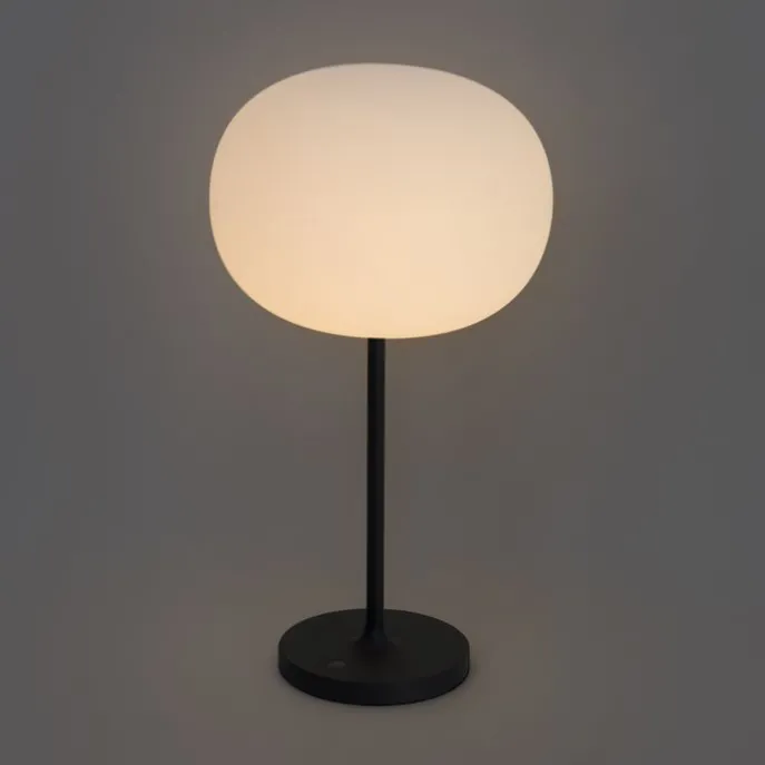 Set mit 2 modernen wiederaufladbaren Tischlampen weiß - Maloi