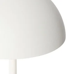 Set mit 2 Outdoor-Tischlampen Pilz weiß wiederaufladbar - Keira