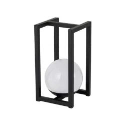 Set mit 2 Outdoor-Tischlampen Schwarz mit Touch-Ladefunktion - Nowi