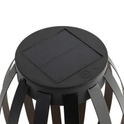 Set mit 2 Outdoor-Tischleuchten schwarz 3-stufig dimmbar Solar & wiederaufladbar - Sheldon