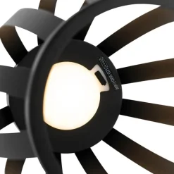 Set mit 2 Outdoor-Tischleuchten schwarz 3-stufig dimmbar Solar & wiederaufladbar - Sheldon