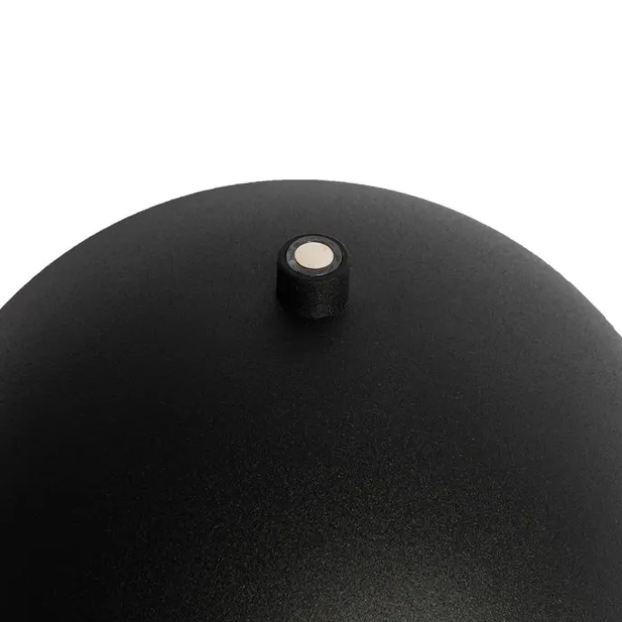 Set mit 2 Outdoor-Tischleuchten Pilz Schwarz wiederaufladbar - Keira