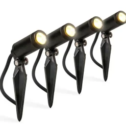 Set mit 4 Pin-Spots inkl. LED IP68 - Garly
