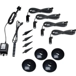 Set mit 4 Pin-Spots inkl. LED IP68 - Garly