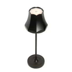 Set mit 2 Retro-Tischleuchten Schwarz wiederaufladbar IP44 - Granny