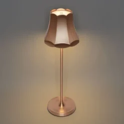 Set mit 2 Retro-Tischleuchten Kupfer wiederaufladbar IP44 - Granny