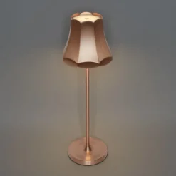 Set mit 2 Retro-Tischleuchten Kupfer wiederaufladbar IP44 - Granny