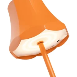 Set mit 2 Retro-Tischleuchten orange wiederaufladbar IP44 - Granny