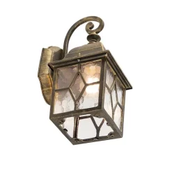 Set mit 2 romantischen Außenwandlaternen aus Bronze - London