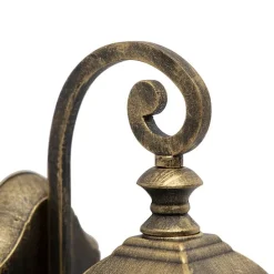 Set mit 2 romantischen Außenwandlaternen aus Bronze - London