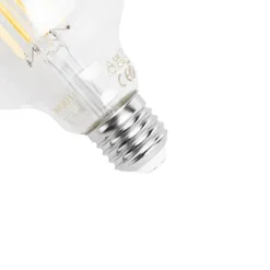 Set mit 5 Smart Dimmbare LED-Glühbirnen E27 G95 Klar 7W 806lm 2700-6500K