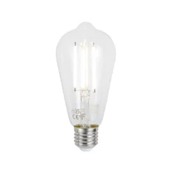 Set mit 5 Smart Dimmbare LED Glühbirnen E27 ST64 Klar 7W 806lm 2700-6500K