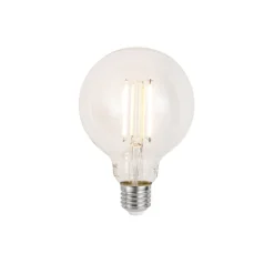 Set mit 5 Smart E27 Dimmbare LED-Glühbirnen G95 Klar 7W 806lm 2700-6500K