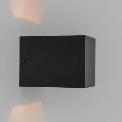 Set mit 4 Smart Wandlampen schwarz 8 cm inkl. Wifi G9 - Transfer