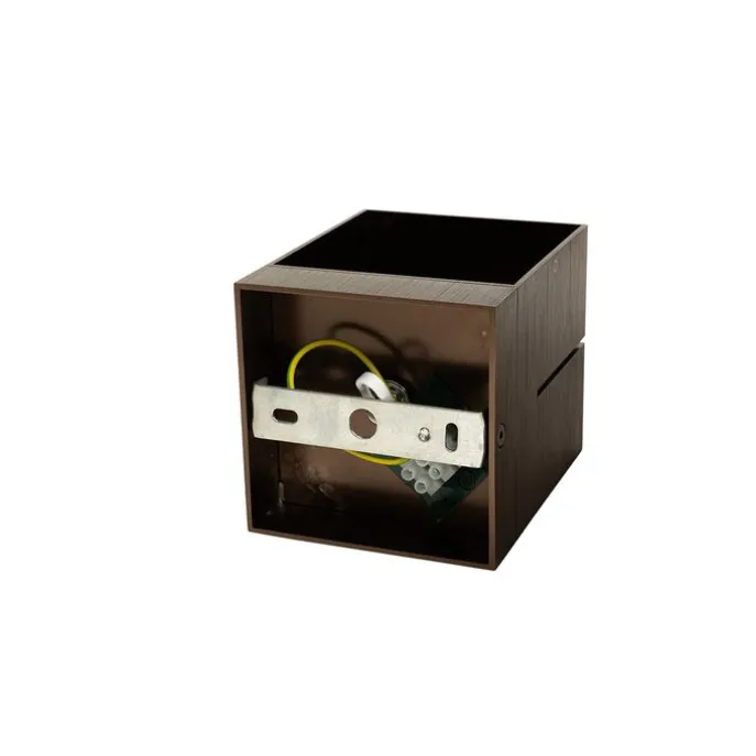 Set mit 2 Smart-Wandlampen Dunkelbronze 9,7 cm Inkl. Wifi G9 - Transfer Groove