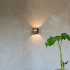 Set mit 2 Smart-Wandlampen Dunkelbronze 9,7 cm Inkl. Wifi G9 - Transfer Groove