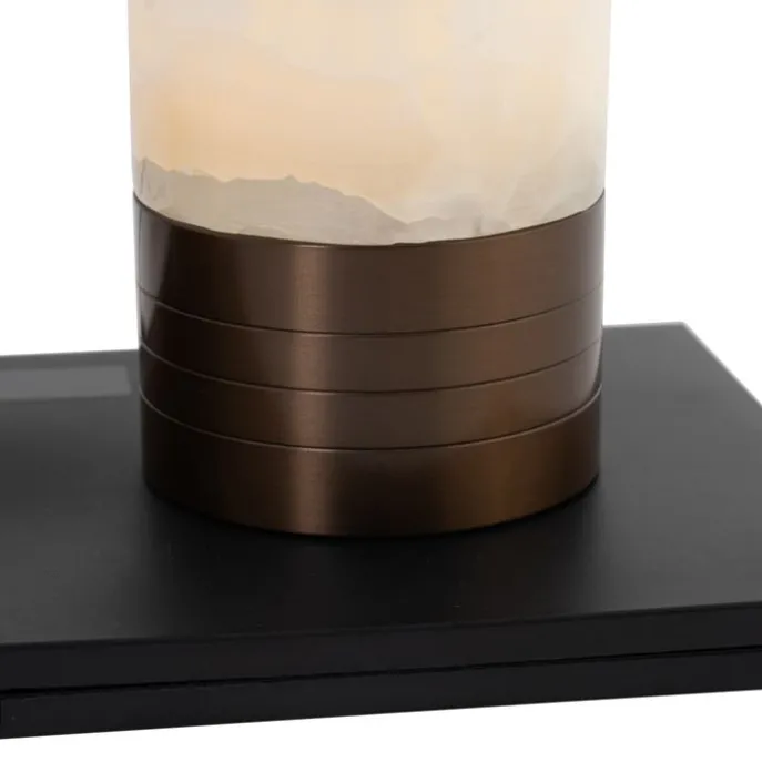 Set mit 2 Tischleuchten Dunkelbronze RGBW wiederaufladbar - Alessia