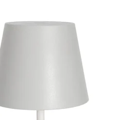 Set mit 2 Tischleuchten weiß mit Dimmer und wiederaufladbar - Murdock