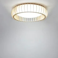 Skandinavische Deckenleuchte Beige 60cm inkl. LED - Monte