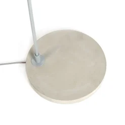 Smart Bogenlampe Stahl Stoffschirm grau inkl. WiFi A60 - Bend