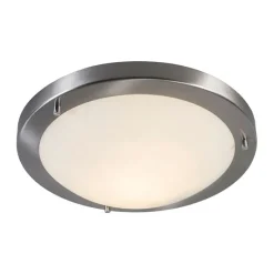 Smart Deckenleuchte Stahl 31 cm inkl. WiFi A60 IP44 - Yuma