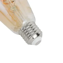 Smart Dimmbare LED-Glühbirne E27 ST64 Bernstein 4,9 W 320 lm 2500 K