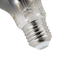 Smart Dimmbare LED-Glühbirne E27 A60 Rauchglas 4,9 W 150 lm 1800 K