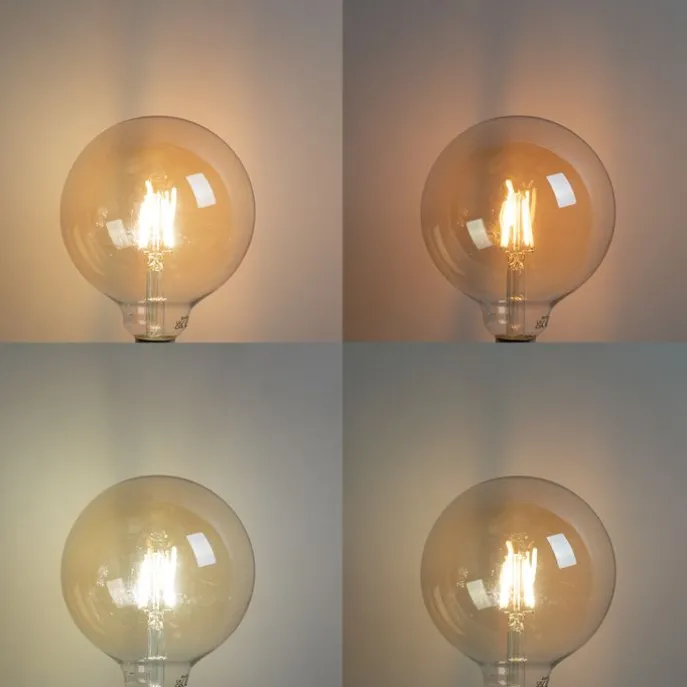 Smart E27 dimmbar in Kelvin LED-Lampe G125 Goldline 4,9W 470 lm 1800-4000K