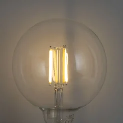 Smart E27 Dimmbare LED-Glühbirnen G125 Klar 7W 806lm 2700-6500K