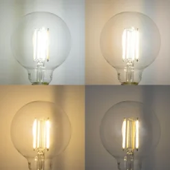 Smart E27 Dimmbare LED-Glühbirnen G95 Klar 7W 806lm 2700-6500K