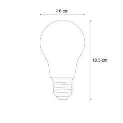 Smart E27 Dimmbare LED-Glühbirnen A60 Matt 7W 806lm 2700-6500K