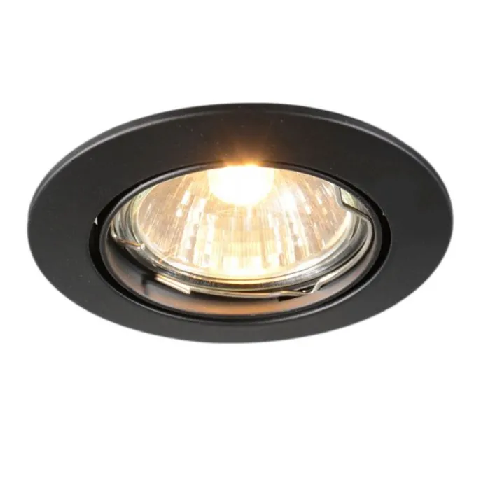 Smart Einbau Spot schwarz kippbar inkl. Wifi GU10 - Edu