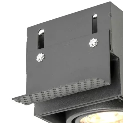 Smart Einbau Spot schwarz inkl. 2 Wifi GU10 trimless - Oneon 2