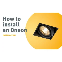 Smart Einbau Spot schwarz inkl. 2 Wifi GU10 trimless - Oneon 2