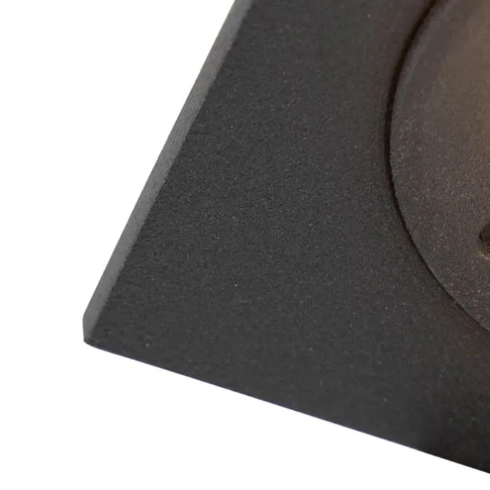 Smart Einbau Spot Schwarzes Quadrat IP44 inkl. Wifi GU10 - Xena