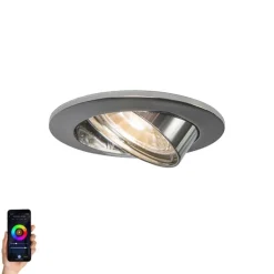 Smart Einbau Spot Spot kippbar inkl. Wifi GU10 - Edu