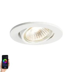 Smart Einbau Spot weiß kippbar inkl. WiFi GU10 - Cisco