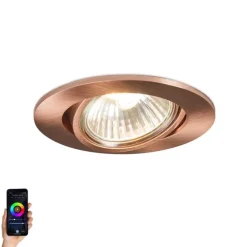 Smart Einbaukupfer kippbar inkl. Wifi GU10 - Cisco