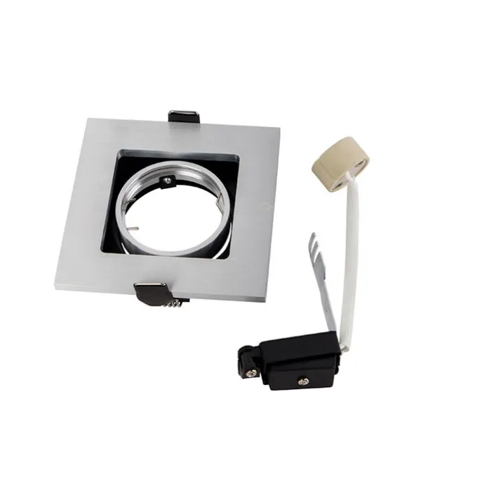 Smart Einbau-Strahler Aluminium inkl. WiFi GU10 schwenkbar - Qure