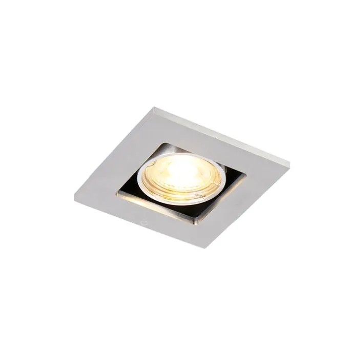 Smart Einbau-Strahler Aluminium inkl. WiFi GU10 schwenkbar - Qure