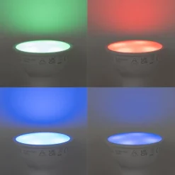 Smart GU10 50mm dimmbare LED-Glühbirne Opal RGBW 4,7W 400lm 2700-6500K