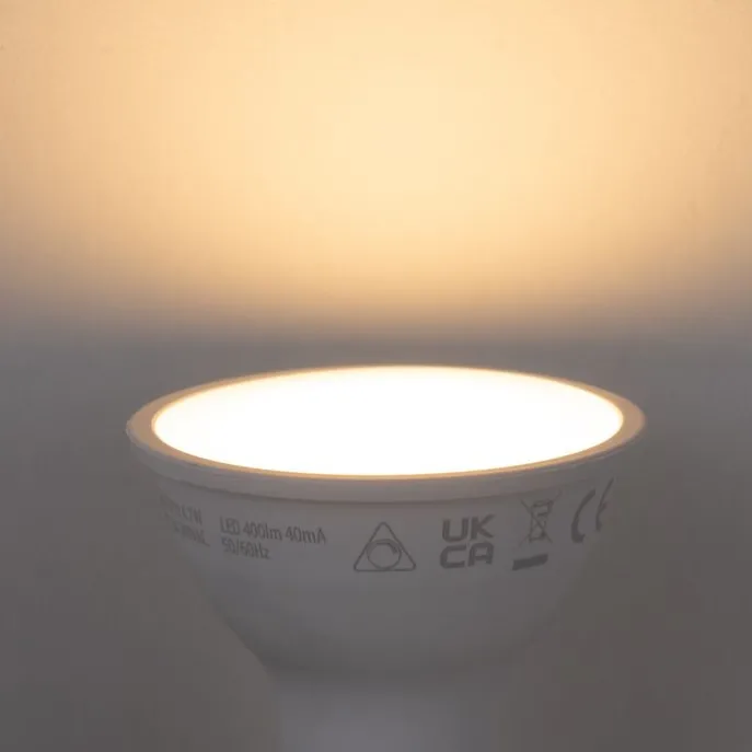 Smart GU10 50mm dimmbare LED-Glühbirne Opal RGBW 4,7W 400lm 2700-6500K