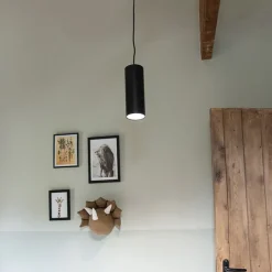 Smart Hängelampe schwarz inkl. WiFi GU10 - Tubo