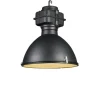 Smart Industrie Hängelampe schwarz 53 cm inkl. A60 Wifi - Sicko