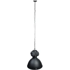Smart Industrie Hängelampe schwarz 53 cm inkl. A60 Wifi - Sicko