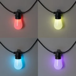 Smart LED Lichterkette 15 Meter 15 Leuchten Opal RGBW IP44 - Chill