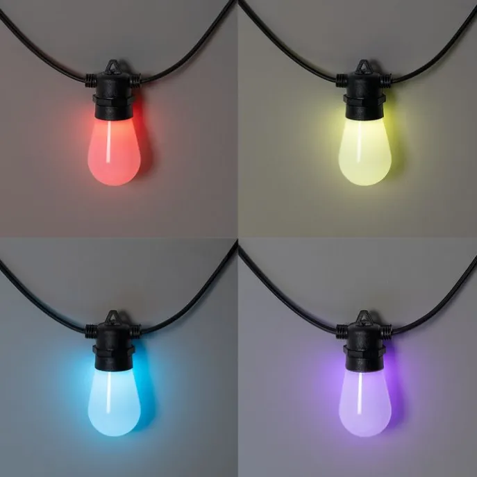 Smart LED Lichterkette 15 Meter 15 Leuchten Opal RGBW IP44 - Chill