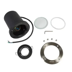 Smart Outdoor Spot Spot Edelstahl inkl. WiFi GU10 IP65 - Delux