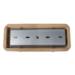 Smart Spot Rostbraun mit Holz inkl. 2 WiFi GU10 - Gina